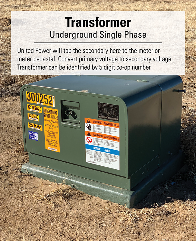 United Power Underground Single Phase Transformer