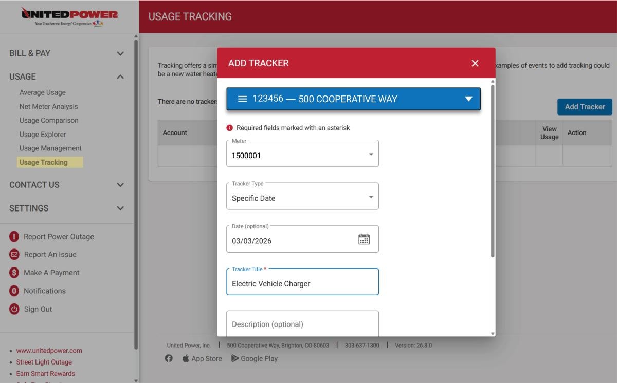 usage tracker