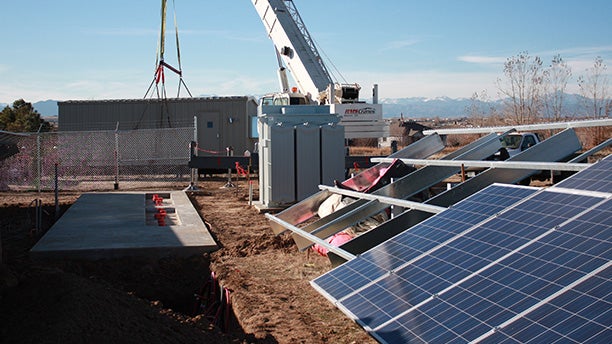 solar farm hanger